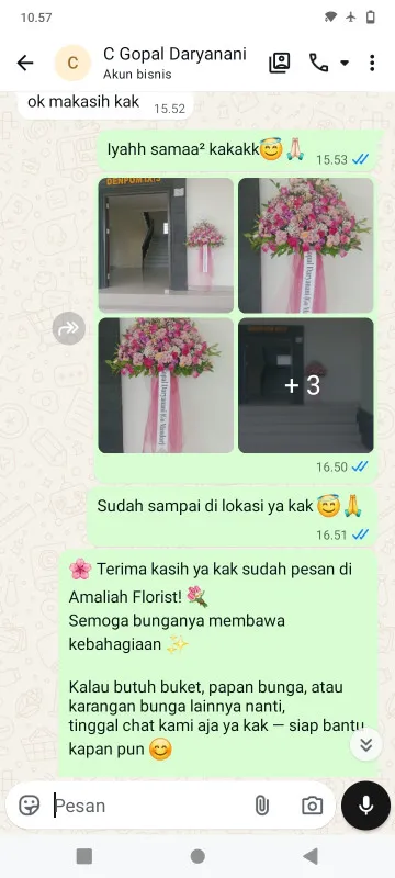 Pengiriman Karangan Bunga Tipar Raya Jambe