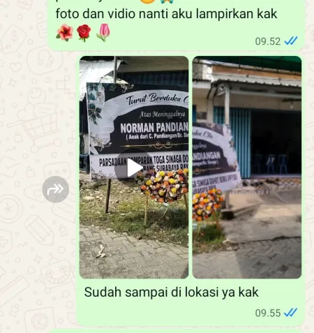 Pengiriman Karangan Bunga Tipar Raya Jambe